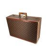 Louis Vuitton suitcase in monogram canvas and brown lozine (vulcanised fibre) - 00pp thumbnail