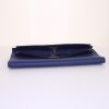 Bolsito de mano Hermès Kelly Cut en cuero swift azul - Detail D4 thumbnail