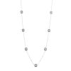 Mauboussin Chance Of Love long necklace in white gold and diamonds - 00pp thumbnail