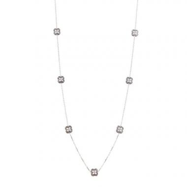 Collana lunga Mauboussin Chance Of Love in oro bianco e diamanti