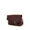 Cartier Vintage shoulder bag in burgundy leather - 00pp thumbnail