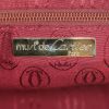 Cartier Vintage shoulder bag in burgundy leather - Detail D3 thumbnail