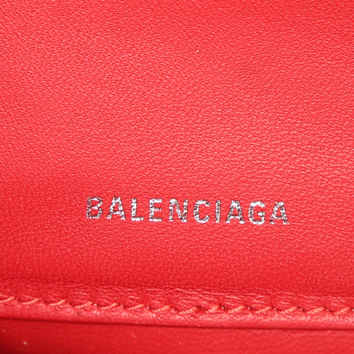 Pochette Balenciaga in pelle nera - Detail D3