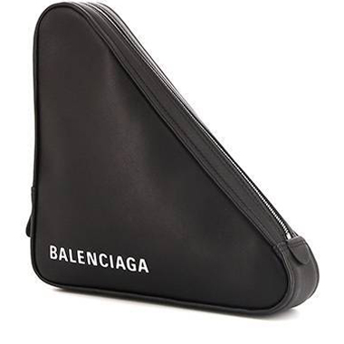 Bolsito de mano Balenciaga en cuero negro