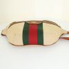 Gucci clutch-belt in beige canvas and brown leather - Detail D4 thumbnail