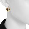 Cartier Trinity medium model hoop earrings in 3 golds - Detail D1 thumbnail
