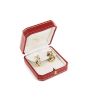 Cartier Trinity medium model hoop earrings in 3 golds - Detail D2 thumbnail