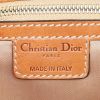 Bolso para llevar al hombro o en la mano Dior Romantique en lona Monogram revestida marrón y cuero marrón - Detail D3 thumbnail