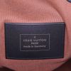 Borsa da viaggio Louis Vuitton Keepall 55 cm Waterproof in tela monogram marrone e pelle nera - Detail D4 thumbnail