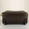 Louis Vuitton Pegase soft suitcase in monogram canvas and natural leather - Detail D4 thumbnail
