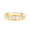 Opening Messika Move Romane bracelet in yellow gold and diamonds - 00pp thumbnail