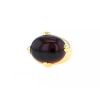 Pomellato 1980's ring in yellow gold and garnet - 00pp thumbnail