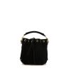Saint Laurent Emmanuelle shoulder bag in black suede - 360 thumbnail