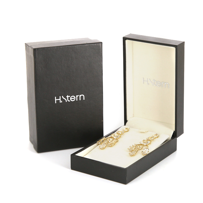 H. Stern small model pendants earrings in yellow gold and rock crystal - Detail D2