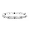 Cartier Love pavé bracelet in white gold, ceramic and diamonds, size 18 - 00pp thumbnail