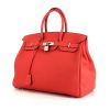 Hermes Birkin 35 cm handbag in red Pivoine togo leather - 00pp thumbnail