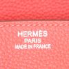 Bolso de mano Hermes Birkin 35 cm en cuero togo rojo Pivoine - Detail D3 thumbnail