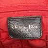 Dior Lady Dior medium model shoulder bag in black patent quilted leather - Detail D4 thumbnail