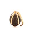 Louis Vuitton World Cup ball in brown monogram canvas and natural leather - 360 thumbnail