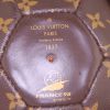 Ballon Louis Vuitton World Cup en toile monogram enduite marron et cuir naturel - Detail D2 thumbnail