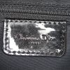 Sac à main Dior Saddle en toile monogram Oblique noire et cuir verni noir - Detail D3 thumbnail