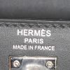 Bolso de mano Hermes Kelly 25 cm en cuero Sikkim Sombrero negro - Detail D4 thumbnail