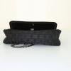 Chanel 2.55 handbag in black satin - Detail D5 thumbnail