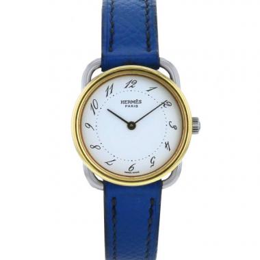 Orologio Hermes Arceau in oro placcato e acciaio Circa  1990's