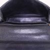 Chanel handbag in black quilted grained leather - Detail D2 thumbnail