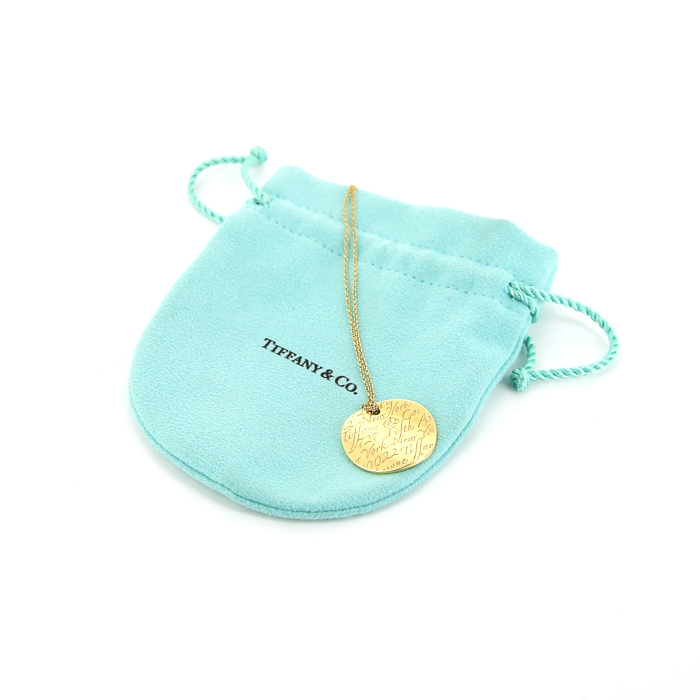 Collier Tiffany & Co en or jaune - Detail D2