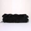Balenciaga Papier A4 shopping bag in black sheepskin and black leather - Detail D5 thumbnail
