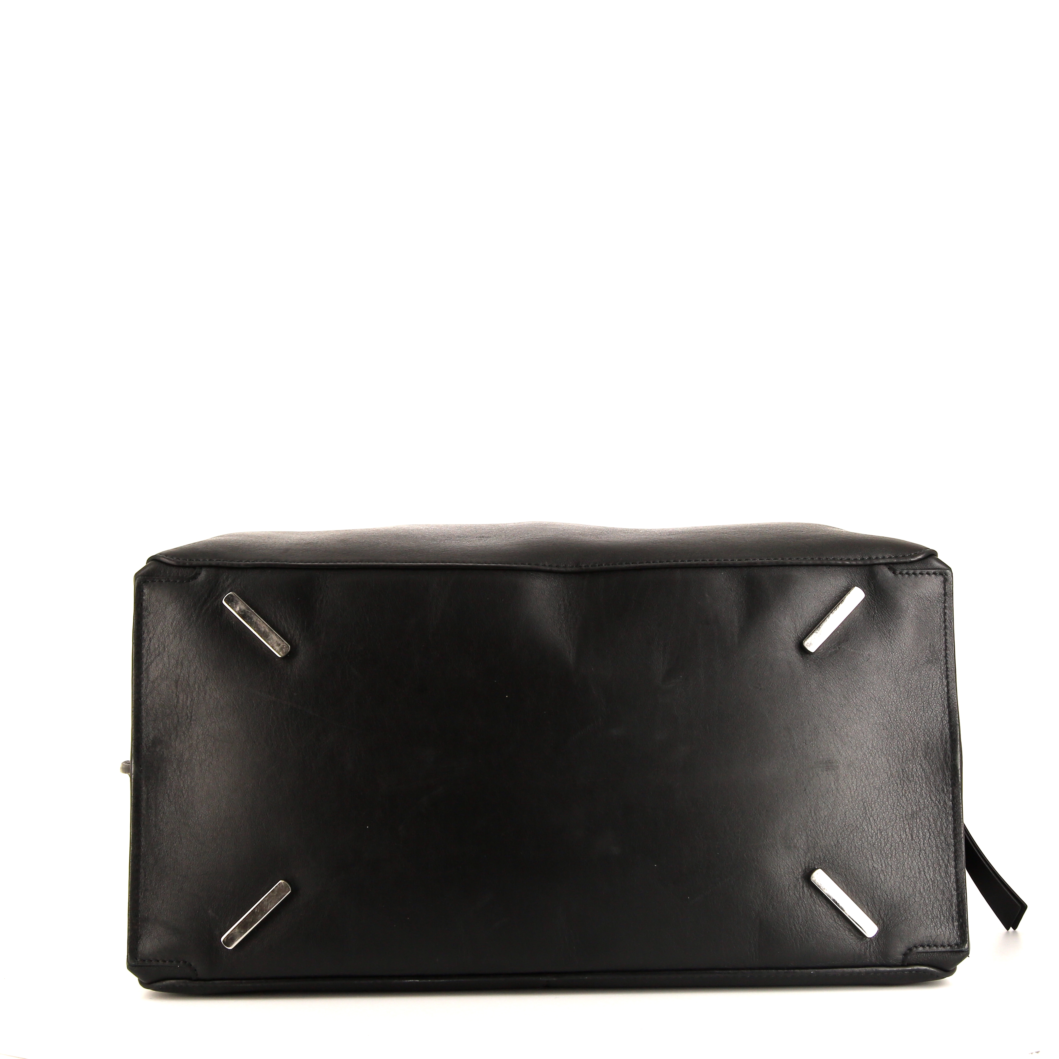 Bolso 24 horas Loewe Amazona en cuero negro - Detail D4