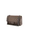 Chanel 2.55 handbag in etoupe quilted leather - 00pp thumbnail