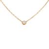 Cartier Diamant Léger necklace in pink gold and diamond of 0,10 carat - 00pp thumbnail