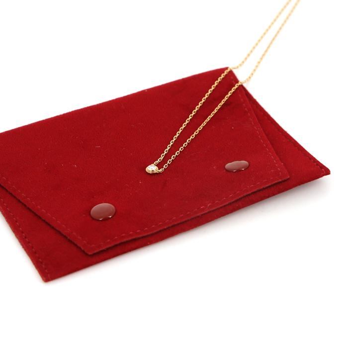 Cartier Diamant Léger necklace in pink gold and diamond of 0,10 carat - Detail D2