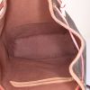Louis Vuitton Montsouris backpack in brown monogram canvas and natural leather - Detail D2 thumbnail