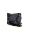 Chanel Gabrielle  shoulder bag in navy blue and black quilted leather - 00pp thumbnail