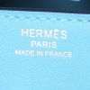 Hermes Birkin 25 cm handbag in blue du nord Swift leather - Detail D3 thumbnail
