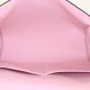 Louis Vuitton Bond Street BB modèle handbag in ebene damier canvas and pink leather - Detail D3 thumbnail