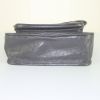 Saint Laurent Niki Baby shoulder bag in grey leather - Detail D5 thumbnail