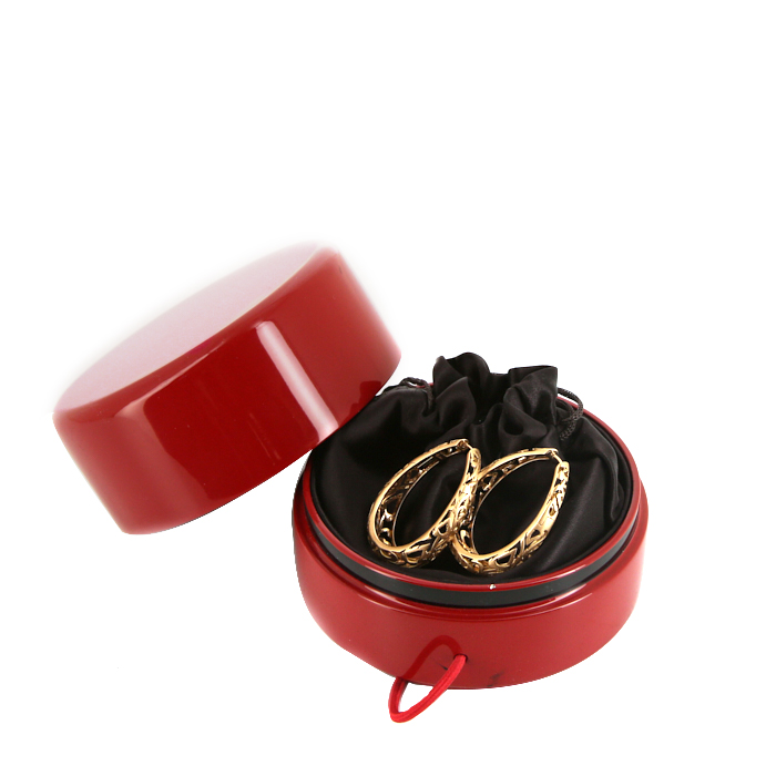 Paire de boucles d'oreilles Pomellato Arabesques en or rose - Detail D2