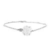 Chanel Camelia bracelet in white gold,  agate and diamonds - 00pp thumbnail