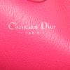 Shopping bag Dior Dior Addict cabas in pelle arancione e rosa - Detail D3 thumbnail