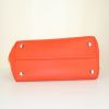 Dior Dior Addict cabas shopping bag in orange and pink leather - Detail D4 thumbnail