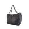 Chanel Grand Shopping shopping bag in dark blue leather - 00pp thumbnail