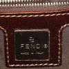 Fendi Baguette bag worn on the shoulder or carried in the hand in brown foal and brown - Detail D3 thumbnail