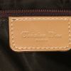 Borsa da spalla o a mano Dior Saddle in tessuto a monogramma Oblique marrone e pelle beige - Detail D3 thumbnail