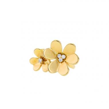 Bague Van Cleef & Arpels Frivole en or jaune et diamants
