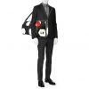 Bolsa de viaje Louis Vuitton Keepall 50 cm en cuero Epi negro y cuero liso blanco - Detail D2 thumbnail