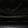 Saint Laurent Loulou shoulder bag in black chevron quilted leather - Detail D3 thumbnail